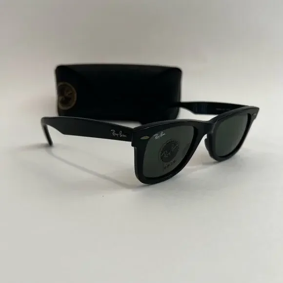 Original Ray-Ban Wayferer Sunglasses Black - Picture 1 of 16